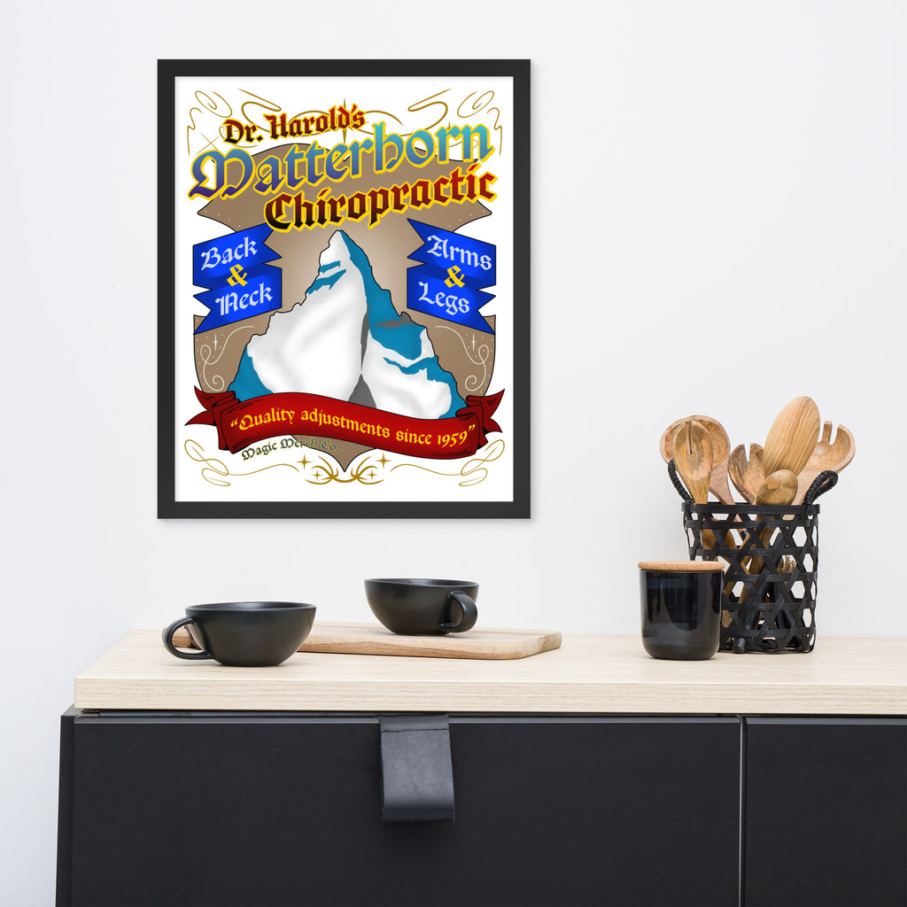 Matter Chiropractic Framed Poster