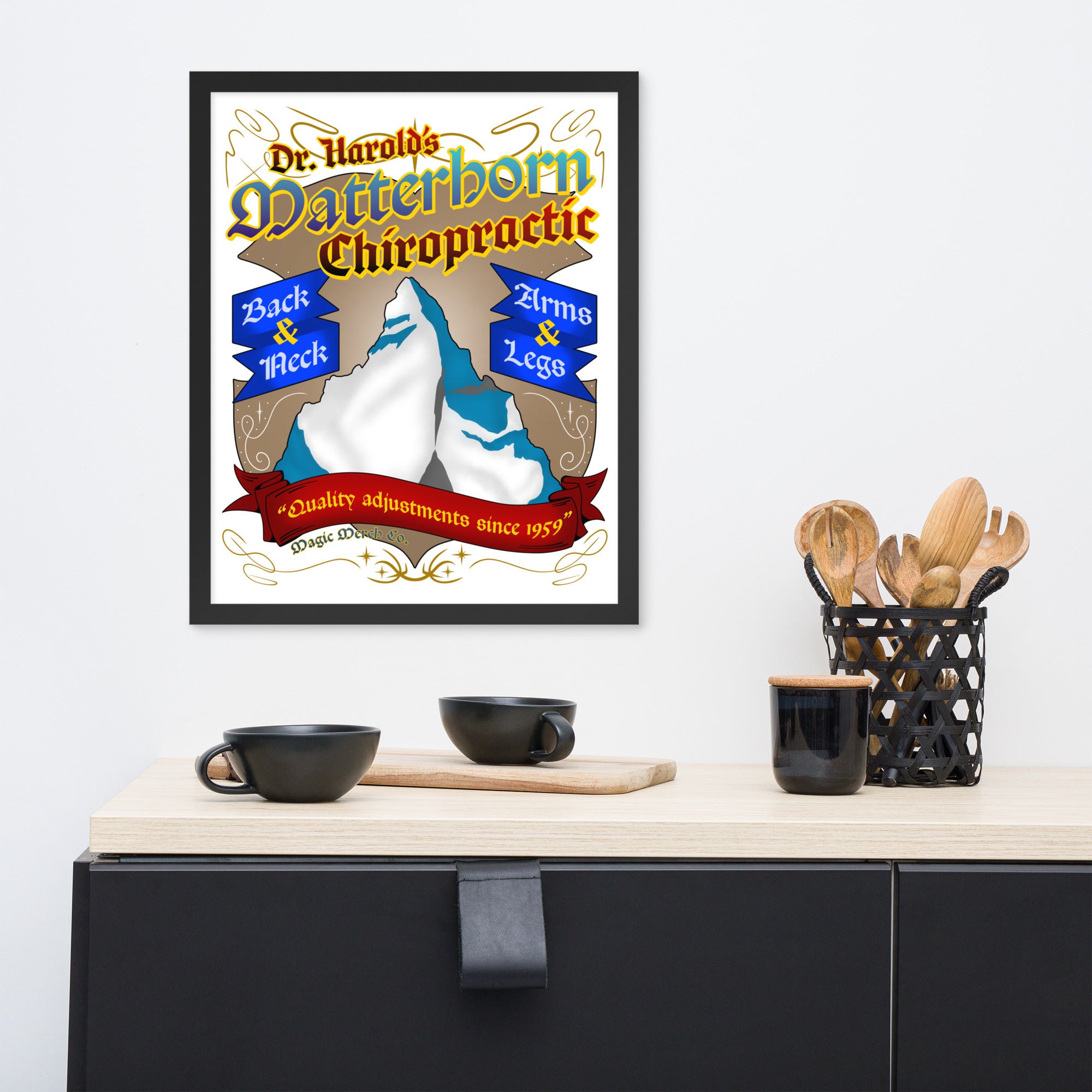 Matter Chiropractic Framed Poster