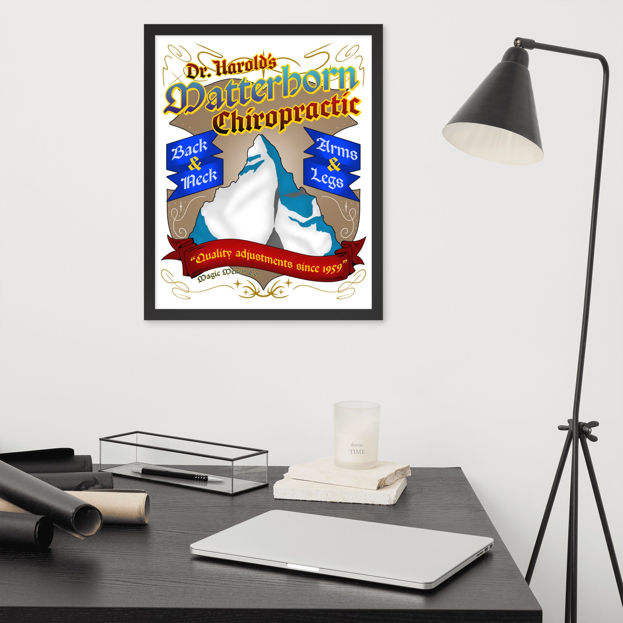 Matter Chiropractic Framed Poster