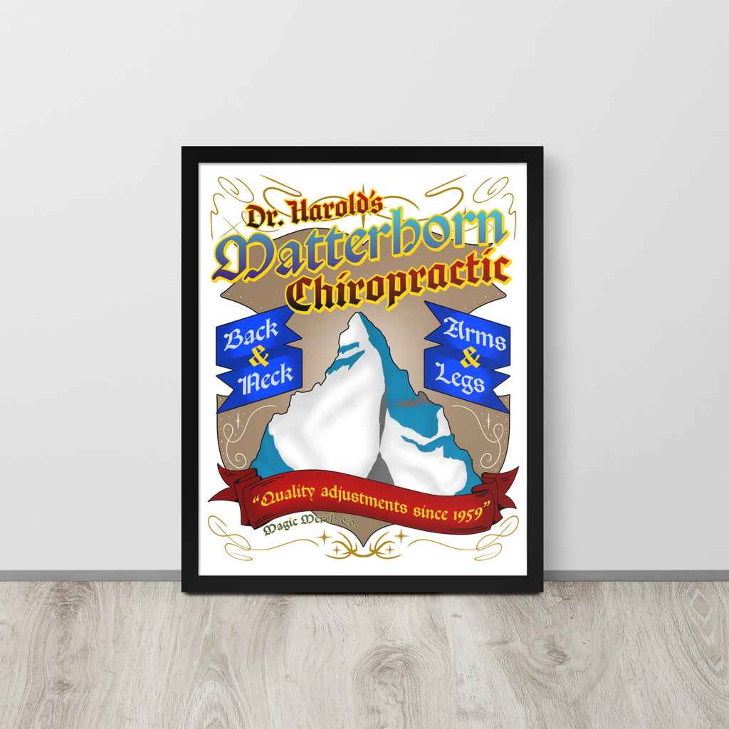 Matter Chiropractic Framed Poster