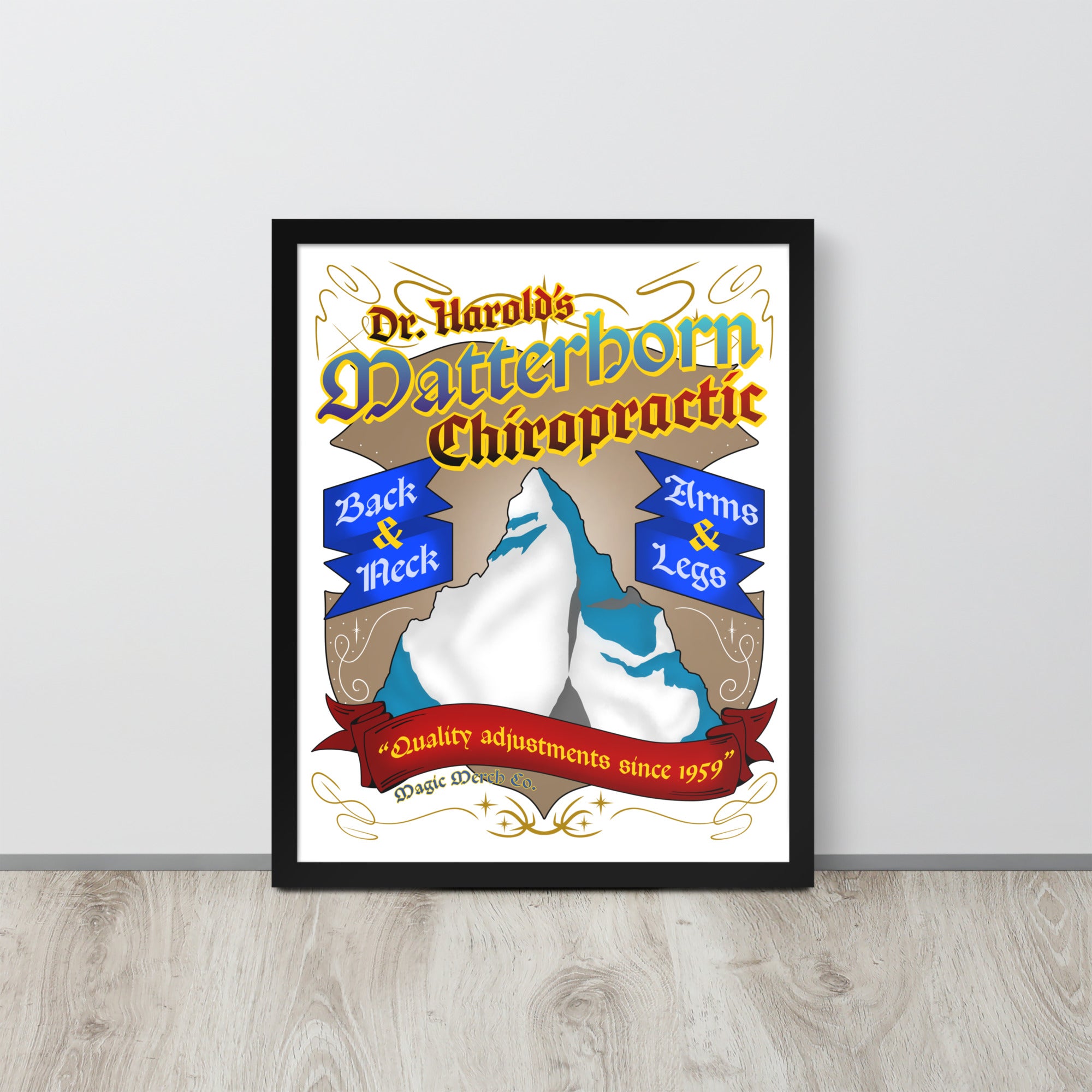 Matter Chiropractic Framed Poster
